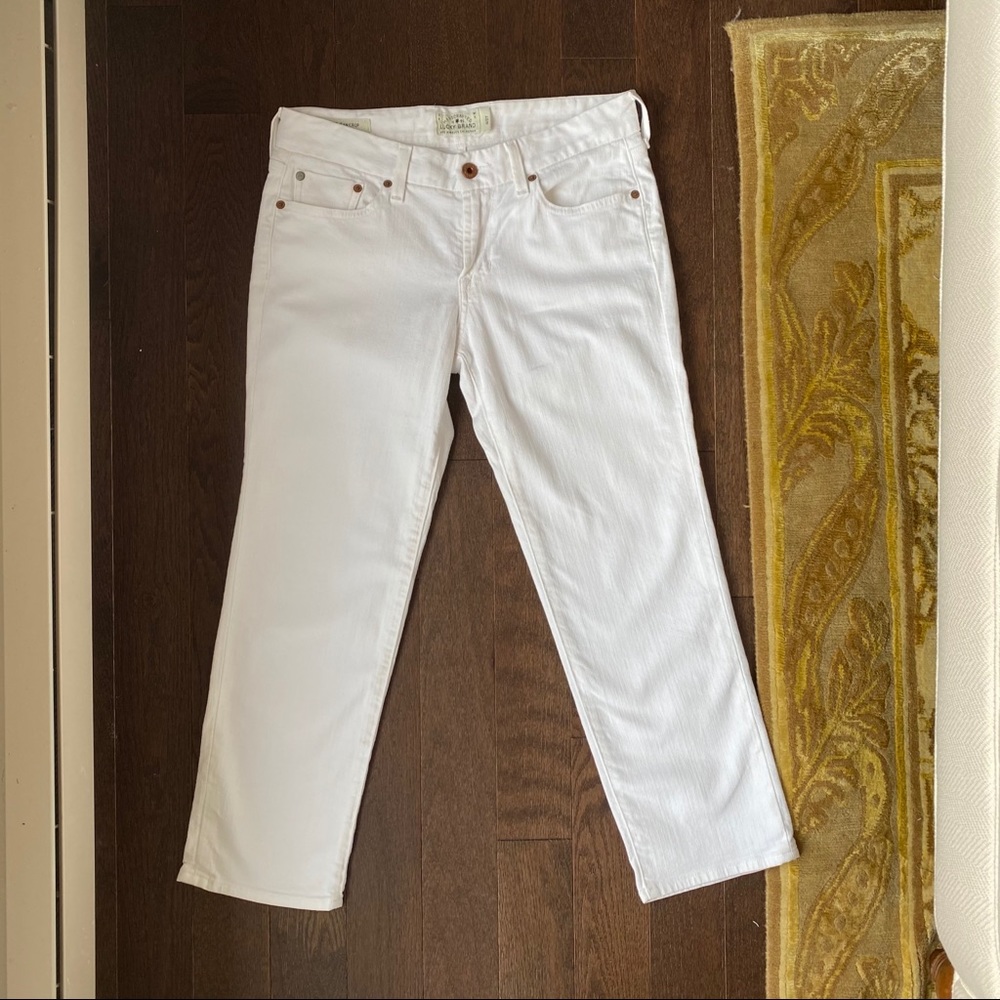 Lucky Brand White Denim Crop